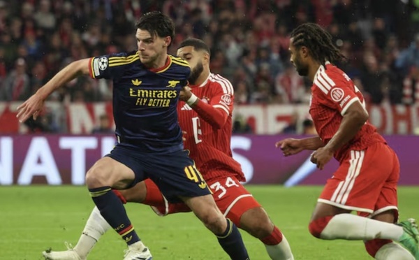 Ligue des champions : Arsenal arrache le nul face au Bayern Munich