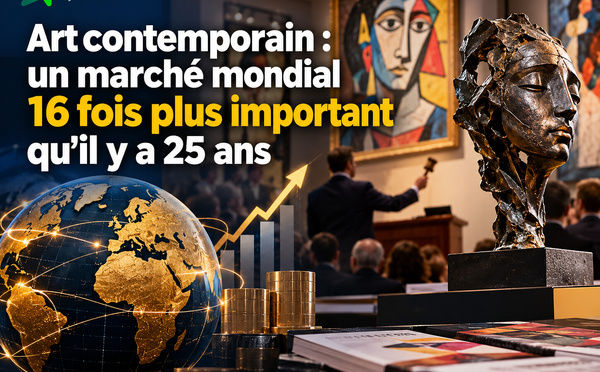 Art contemporain : un marché mondial 16 fois plus important qu’il y a 25 ans