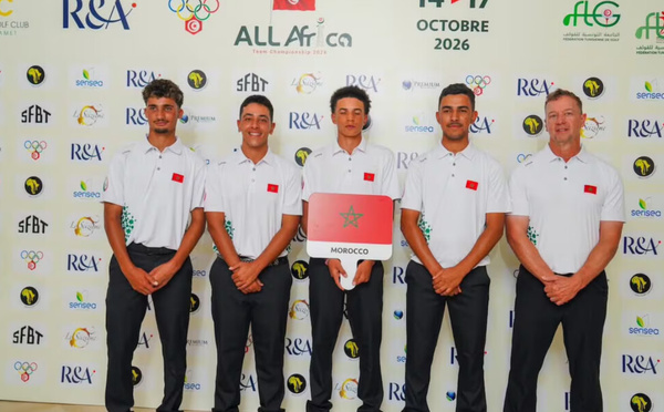 Golf : le Maroc décroche l’argent par équipes et le bronze individuel aux championnats d’Afrique