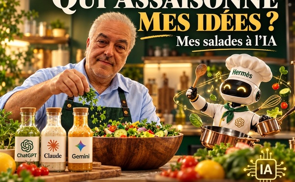 🎵 ​Qui assaisonne mes idées ? Mes salades à l’IA