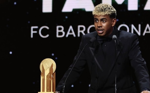 Ballon d'Or 2026 : Lamine Yamal remporte le Trophée du Jeune joueur de l’année