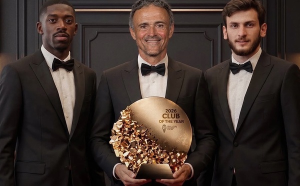 Ballon d’Or 2026 : le PSG sacré meilleur club masculin de l’année