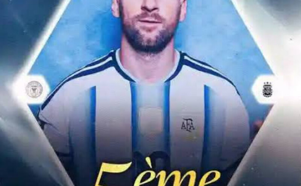 Ballon d’Or 2026 : Lionel Messi termine cinquième