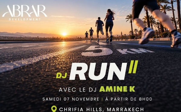 Marrakech : le « Chrifia Hills DJ Run » mêlera course à pied et musique le 7 novembre