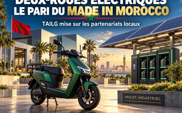 TAILG envisage de produire des motos électriques au Maroc en utilisant des pièces fabriquées localement.
