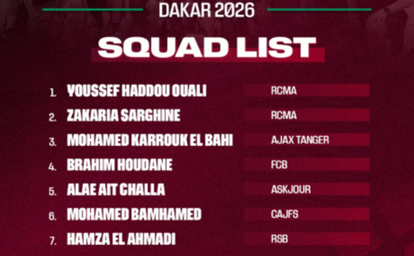JOJ Dakar 2026 : le Maroc U18 de futsal fixé sur son calendrier