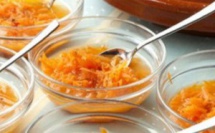 Salade : carottes râpées à l'orange
