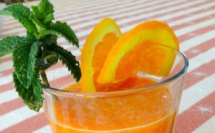 Jus de carottes à l’orange