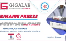 Webinaire presse : Gigalab introduit les Test… made in Morocco