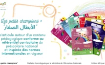 « Les petits champions », la mallette de préscolaire homologuée de la Fondation Zakoura