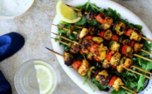 Brochettes de poisson à la « charmoula »