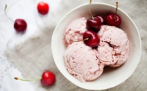 Glace à la cerise