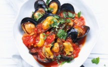 Moules à la sauce tomate