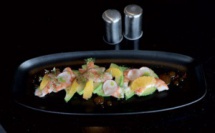 Salade d’avocat aux gambas et agrumes