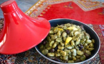 Tagine mqualli aux fèves
