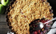 Crumble aux Prunes et Pommes