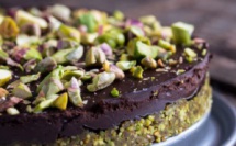 Gâteau au chocolat et à la pistache
