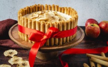 Charlotte aux pommes caramélisées