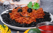 Spaghettis bolognaise pour le Halloween