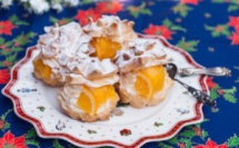 Des choux à la crème et à l'orange