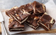 Brownie marbré au fromage blanc