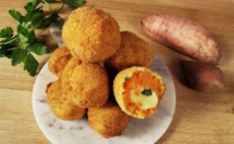 Croquettes de patates douces au cheddar