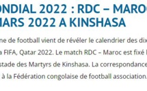 Barrages-Mondial 2022 : Voici les dates de la double confrontation Maroc-RDC