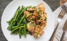 Poulet mariné à l'asiatique