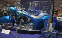 Une Harley-Davidson de Johnny Hallyday bat un record aux enchères