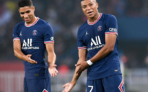 Ligue 1 : Le Paris SG écrase Lorient (5-1), Hakimi passeur