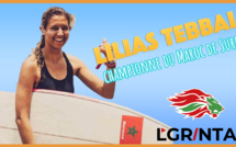 L'GRINTA reçoit Lilias Tebbai : jeune championne de surf féminin au Maroc