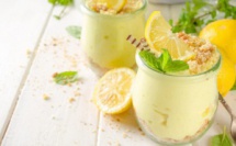 Mousse de citron et crumble