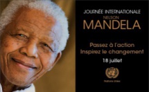 18 juillet :  Journée internationale Nelson Mandela