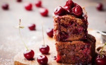 Brownie aux cerises
