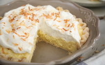 Tarte américaine à la noix de coco et à la crème