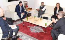 Mohamed Mehdi Bensaid s'entretient avec des responsables de la société Netflix