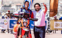 Le Marocain Amine Echiguer remporte le Rallye du Maroc dans la catégorie moto "Rallye 3"