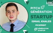 Pitch Génération StartUP reçoit Ismail Khales, Mister Picsprint !