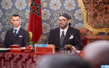 Sa Majesté le Roi Mohammed VI préside un Conseil des ministres