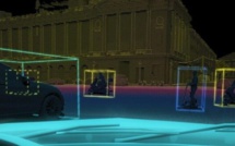 Voiture autonome : connecté avec radar et scanner 