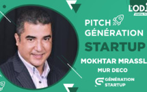 Pitch Génération StartUP reçoit Mokhtar Mrassli, Mister Mur Deco !