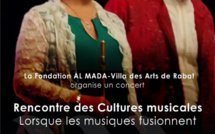 La fondation AL MADA-Villa des arts de Rabat organise un concert : Rencontre des cultures musicales lorsque les musiques fusionnent 