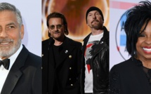 George Clooney et U2 honorés par le Kennedy Center à Washington