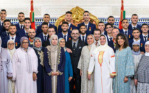 SM Le Roi Mohammed VI reçoit les membres de l’Équipe Nationale de Football