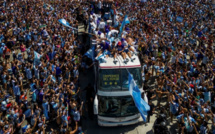 La parade des Argentins champions: historique, inoubliable... mais inachevée