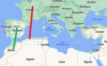 Les deux axes Rabat-Madrid et Alger-Paris
