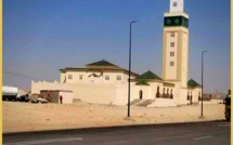 "Mosquée Gargarate" au sud du Maroc près de la frontière avec la Mauritanie