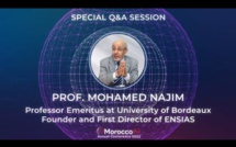 Prof. Mohamed Najim invité à MoroccoAI Conference 2022