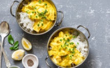 Curry de cabillaud au lait de coco et à l'ananas