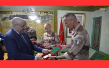 Une délégation diplomatique et militaire française à Laâyoune